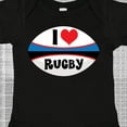 thumbnail image 4 of Inktastic I Love Rugby Sports Ball Boys or Girls Baby Bodysuit, 4 of 5