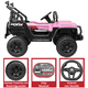 thumbnail image 5 of Montable Electrico Camioneta para Niños con Luz y Sonido 12v Control Remoto Bluetooth Apto a Partir de 3 años - Rosa, 5 of 7