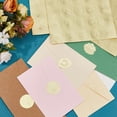 thumbnail image 5 of 13 Sheets 15 Patterns Gold Envelope Seals Stickers Embossed Envelope Seal Stickers Adhesive Wax Stickers Flower Gold Foil Stickers Wax Looking Stickers Labels for Wedding Greeting Cards Gold, 5 of 6