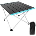 thumbnail image 1 of Portable Camping Table with Folding Aluminum Table Top and Carry Bag, Folding Camping Table for Camping, Boating, Cooking, BBQ, Home Use, Easy to Carry Bach Table, 1 of 5
