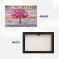 thumbnail image 2 of Aarocafa-Pink Office Heart Tree Wall Art (Wood Inner Frame) |Women-Centric Motivational Canvas |Rustic Inspirational Quote Decor-Sleek Morale-Boosting Accent for Female Workspaces-20x24in-Inner Frame, 2 of 7