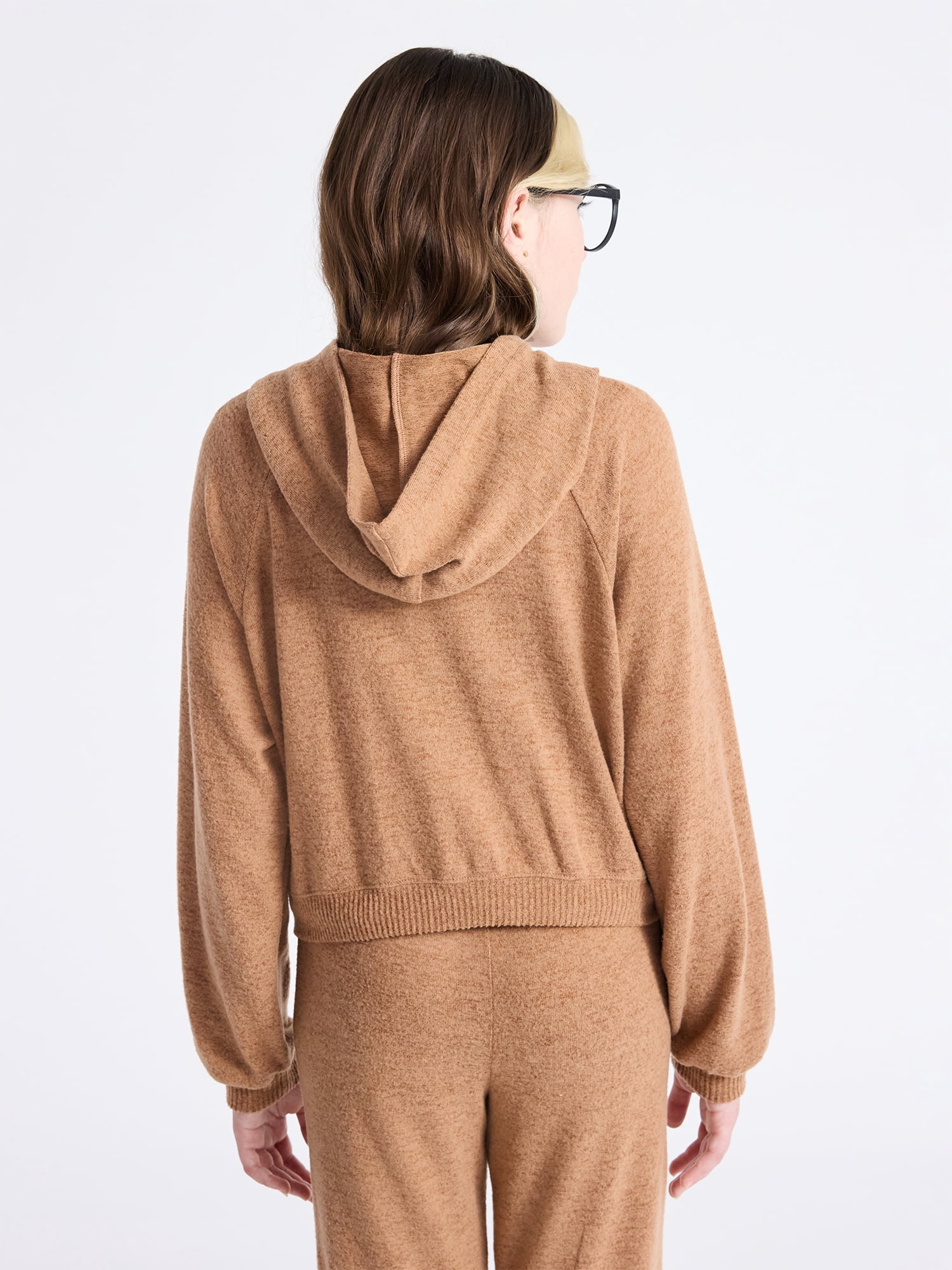 Weekend Academy Girls Cozy Full Zip Hoodie, Sizes 4-18