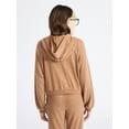 thumbnail image 4 of Weekend Academy Girls Cozy Full Zip Hoodie, Sizes 4-18, 4 of 6