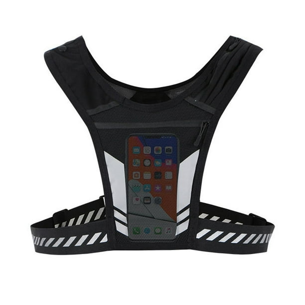 FLhrweasw Chaleco Soporte para para Correr Chaleco Deportivo Malla Transpirable Unisex para Ciclismo Reflectante