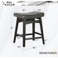 Counter Height Bar Stools Farmhouse Barstools with Upholstered Saddle