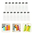 thumbnail image 3 of 15pcs Empty Beverage Containers Plastic Juice Bottles with Lids for or Juice Milk, 3 of 6