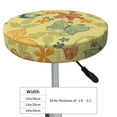 thumbnail image 4 of Bingfone12 inch Padded Round Bar Stool Cover Cushion with Elastic Fabric Round Chair Seat - Floral with Butterflies, 4 of 7