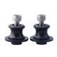 thumbnail image 2 of 2 Piezas De Aluminio 8mm M8 X 1,5 Deslizadores De Oscilante De Motocicleta Carretes CNC Soporte De Giratorio Tornillo Para 400 Negro, 2 of 7