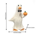 thumbnail image 3 of Cififendec Halloween Mini Resin Duck Figurine, 6.29"×2.91", Mummy Pumpkin Ghost Witch Reaper Duck Statues for Cute Spooky Tabletop Holiday Decor, 3 of 7