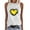 White, variant on Aboser Love Baseball Tank Tops Women Summer Sporty Workout Shirts Casual Sleeveless Graphic Tees Summer Vacation T Shirt Softball Pullover Vest Top