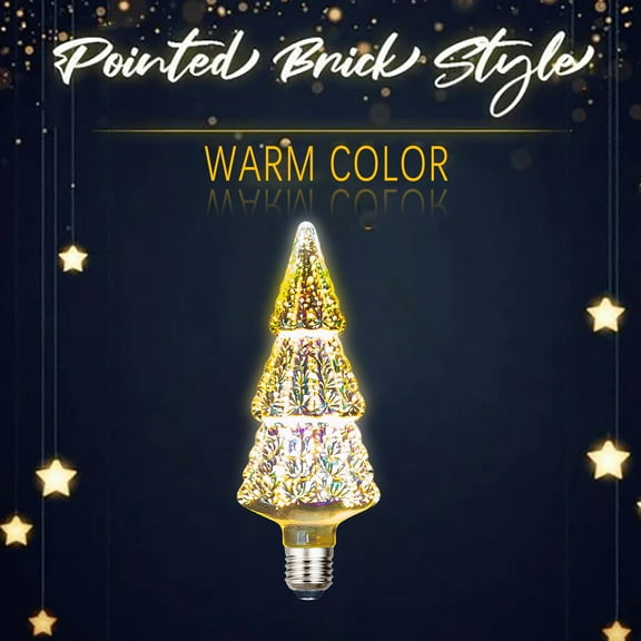 PPLoney 3DFireworks LED Bulb - Decorative Lamp for Home, Party, and Garden, E27 Base, Long-lasting 30,000 Hours, Energy Saving, Easy to Install