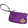NBA Los Angeles Lakers Quilted Wristlet, Black