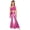 Hot Pink, variant on Kids Girls Rave Festival Crop Top with Pants Set Cheer Team Uniform Sequins Hip Hop Jazz Dance Outfit Purple 6