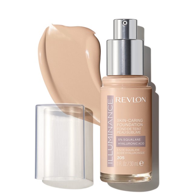 Base de maquillaje líquida Revlon Illuminance 205 Natural Ocre