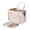 Milk apricot white, variant on Makeup Bag,Portable Cosmetic Bag Large Capacity Travel Makeup Case Organizer