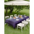 thumbnail image 4 of Outdoor Tablecloth with Umbrella Hole for Patio/Picnic/Party/Camping, Foggy Forest Purple Waterproof Table Cloth Rectangle Table Cover Washable, Spooky Branch Tree Crow Bird Moon (60"x 120"), 4 of 9