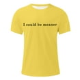 thumbnail image 4 of Men Blouses Athletic Tee Shirts Men Long Sleeved Tee Long Sleeve Shirts for Dressy Mens with Different Patterns Workout Shirt Ling Sleeved Shirt Men's Polyester T Mens Trendy Tops Yoga Yellow 3XL, 4 of 4