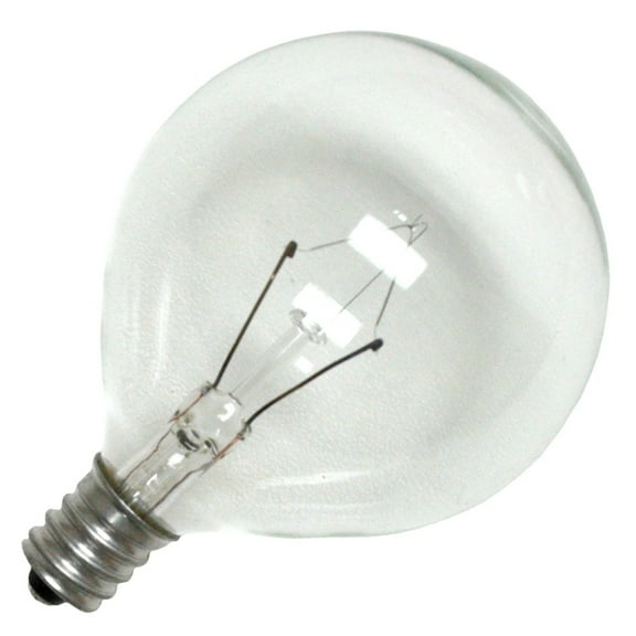 Sylvania 13704 - 25G16.5C/4M 120V G16 5 Decor Globe Light Bulb