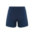 thumbnail image 2 of iiniim Girls Boys Sequins Dance Shorts with Bowknot Training Gymnastics Hip Hop Rave Navy Blue 1-2, 2 of 7