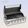 thumbnail image 6 of 6-Burner Built-In Gas Grill, 60,000 BTU Outdoor Kitchen Grill with 859.8 Sq.in Cooking Area, LPG/NG, Perfect for Backyard BBQs, 6 of 9