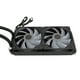 thumbnail image 1 of Enfriador de CPU de 240 mm, Sinconización Argb Con Ventilador pwm Dual de 120 mm, Ajustable para LGA2066 2011 1151, Fácil Instalación, Para Sistemas de Juega, 1 of 7