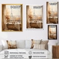 thumbnail image 4 of Designart "Springtime Balcony Elegance in Paris I" Cityscapes Framed Wall Art - Industrial Yellow Paris Entryway Framed Wall Art Print, 4 of 6