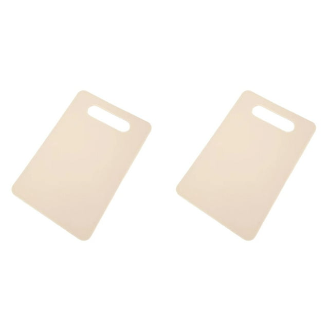 (2-Pack) Rinsvye Nonslip Plastic Chopping Board Kitchenware Set Stainless Food Cutting Block Mat Cooking Utensils Holder for Stove Tool Kitchen Cook Supplies