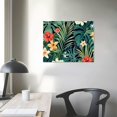 thumbnail image 4 of Orinice Flowers Palm Leaves Fine Art Aesthetic Poster & Print Wall Painting for Home Decor 20x16in, 4 of 6