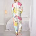 thumbnail image 5 of Lsque Sanrio Pattern Long Sleeve Pajama Set for Women - Soft 2-Piece Sleepwear and Loungewear Set with Pockets, Comfy Nightwear, 5 of 8
