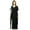 Black, variant on Bimba Womens Long Rayon Side Pannels Kaftan With Belt Designer Cover Up Caftan Maxi Night Dress