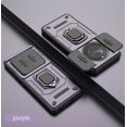 thumbnail image 1 of Armor Case For Honor Magic 6 Lite X9b Magic 5 Lite X9a Protective Cover Ring Magnetic Holder Coque Fundas Capa PURPLE Honor X9a, 1 of 6