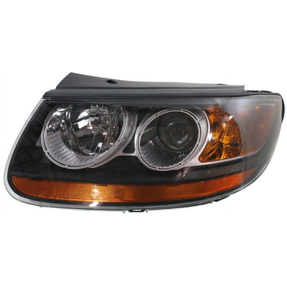 Headlight Compatible With 2007-2009 Hyundai Santa Fe Left Driver Halogen With bulb(s)