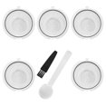thumbnail image 3 of 5PCS Reusable for Nestle for Dolce Gusto Coffee Capsule Filter Cup Refillable Filter Basket Caps Reu, 3 of 5