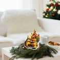 thumbnail image 1 of SSZMDLB under $5 Christmas Music Box, Rotating Christmas Music Box, Resin Decorations with Concert Movement, Holiday Gift Home Decor, 360 Degree Rotation with Magnetic Train, 1 of 5