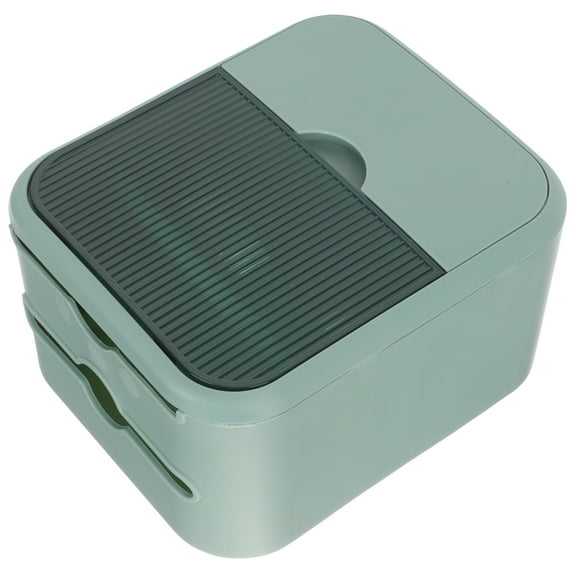 FUEENIRVA Wall Mounted Toilet Paper Organizer Green with Storage Shelf for Phone Bathroom Accessory