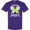 thumbnail image 3 of Inktastic Lymphoma Awareness Hope Support and Love T-Shirt, 3 of 5
