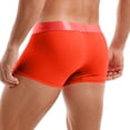 thumbnail image 3 of Domuza Mens Boxer Briefs Multiple Colors Underwear for Men Soft Breathable Trunk Soft Comfortable Underwear Saffron 2XL, 3 of 3