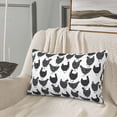 thumbnail image 5 of Salouo Retro Rooster Print Print Pillow Case Cover,Wrinkle-Free Bed Pillow Cover Pack of 1 Home Decor Fade-Resistant and Stain-Resistant ,Pillows Not Included -14"x20", 5 of 8