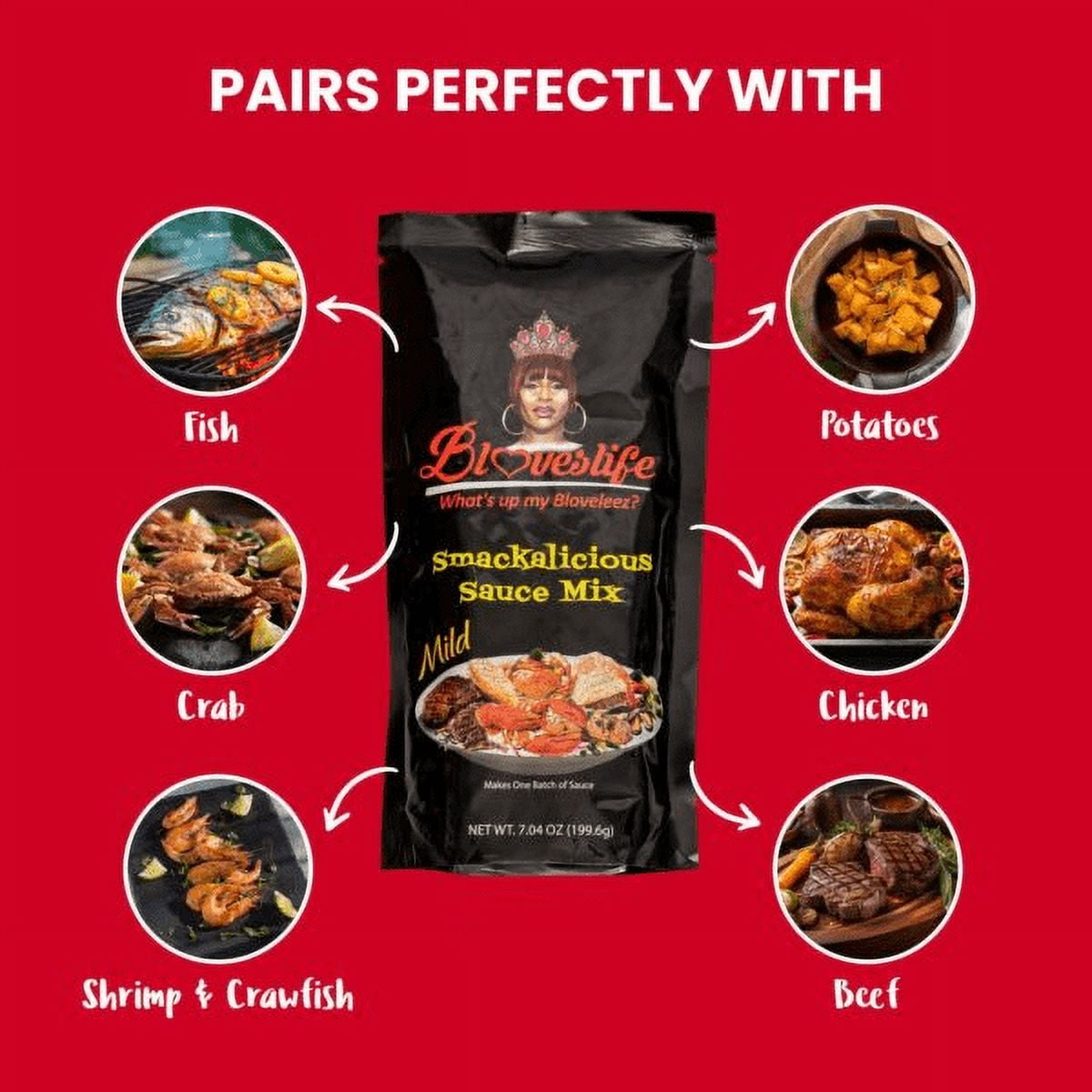Blove's Smackalicious Sauce Seasoning Mix (Mild) 7.04 Ounce (Pack of 1)