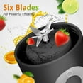 thumbnail image 4 of Electric Juice Maker Portable Blender Smoothie Mini Juicer Fruit Machine 500ml, 4 of 10