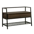 thumbnail image 1 of Sauder® North Avenue Collection Storage Bench, Smoked Oak, 423026, 1 of 4