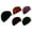 Dark red, variant on 5 Women Stretchy Turban Chemo Cap Bennie Head Wrap Headwear (5 Pastel)