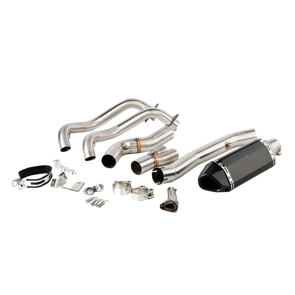 GFYSHIP For Yamaha R7 2021 2022 2023 YZF R7 YZF-R7 YZFR7 Motorcycle Exhaust Pipe Muffler With Middle Link Pipe System