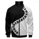 thumbnail image 2 of Chaqueta con cremallera y cuello alto con estampado 3D de música de guitarra divertida para hombre y mujer, ropa informal, chaquetas, abrigos, ropa de hombre, 2 of 4