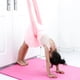 thumbnail image 1 of Correa de estiramiento de piernas, cinturón de entrenamiento de espalda con anclaje de puerta, equipo de estiramiento para entrenador de flexibilidad, correa de estiramiento para fitness, gimnasia, danza, yoga, ballet Rojo Verde, 1 of 5