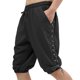 thumbnail image 3 of Pantalones de Cintura Elástica Casual de Color Sólido Pantalones Delgados con Bolsillos, Correas Laterales Cordones de Cintura Elástica Pantalones Cómodos para el Verano Diario, 3 of 6