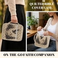 thumbnail image 5 of Xixirimido Bible Cover Case Large Quilted Bible Carrying Case with Handles, Bible Study Supplies & Accessories Christian Gifts for Church, Eagle Forest Wilderness, 5 of 7
