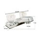thumbnail image 3 of Llave Mezcladora Baño Lavabo Idrop  Cuerpo Abs Manerales Acrilico Cromada, 3 of 4