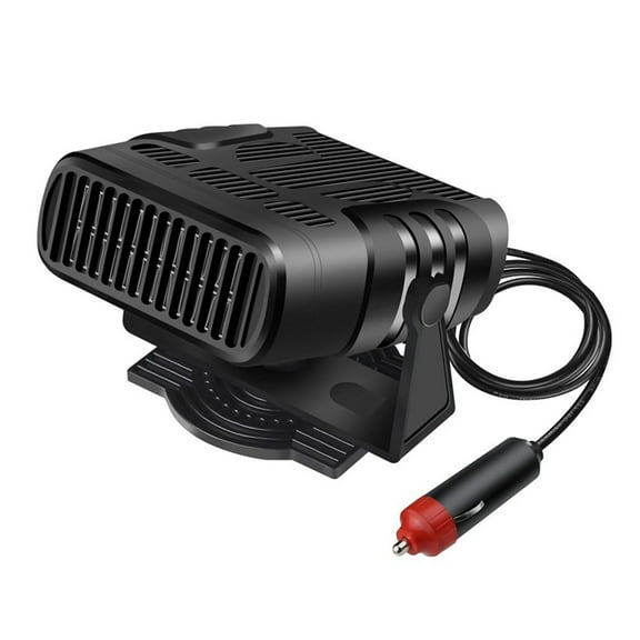 VTIN Car Heater, Portable Electronic Auto Fan Heater, 12V 120W 2 in 1 Heating/Cooling Function Fast Heating Car Defrost Defogger for Camping Tent Van Truck, Black
