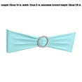 thumbnail image 3 of Spandex Chair Sashes Bows 10PCS Stretch Chair Cover Band with Buckle Slider Universal Elastic Chair Ties for Wedding Party Easter Ceremony Reception Banquet Decoration, 3 of 5